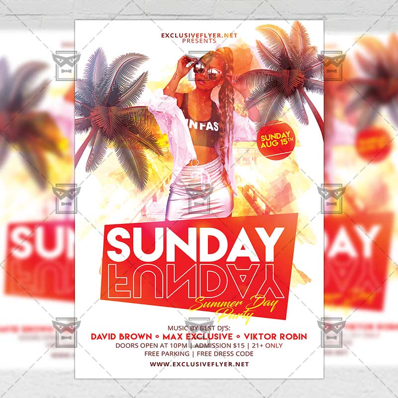 sunday_funday-premium-flyer-template-1.jpg Download Sunday Funday PSD Flyer Template Now