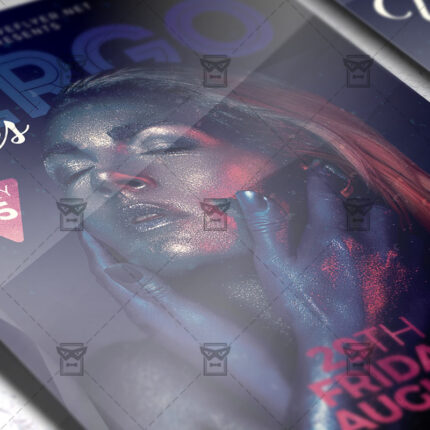 Download Virgo Vibes PSD Flyer Template Now