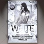 Download White Party Flyer - PSD Template
