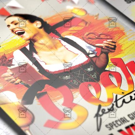 Download Beer Festival PSD Flyer Template Now