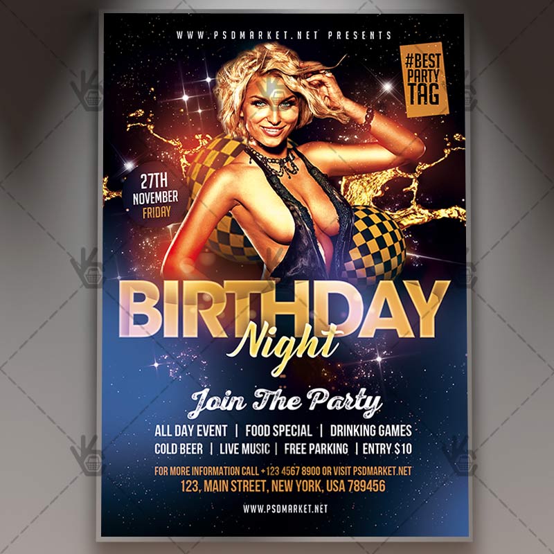 birthday_night_flyer_psd_psdmarket_1.jpg Download Birthday Night Flyer - PSD Template