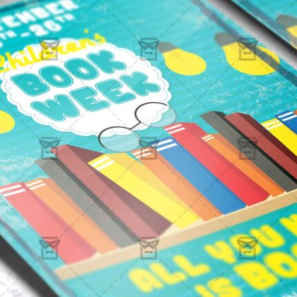 Download Children's Book Week PSD Flyer Template Now