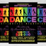 Download Dance Battle Night PSD Flyer Template Now
