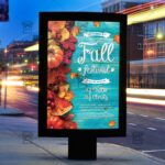 Download Fall Festival PSD Flyer Template Now