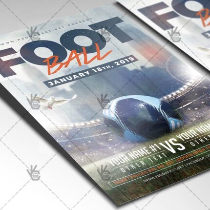 Download Football Flyer - PSD Template-2