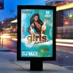 Girls Power Night Template - Flyer PSD + Instagram Ready Size