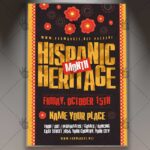Download Hispanic Heritage Month Flyer - PSD Template