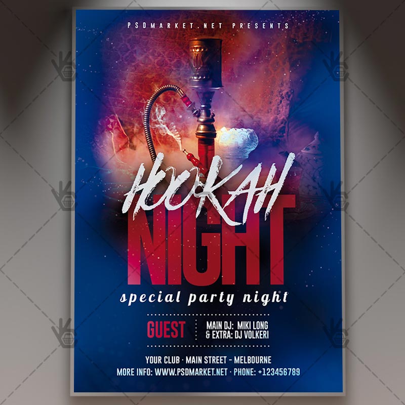 hookah_night_flyer_psd_psdmarket_1.jpg Download Hookah Night Flyer - PSD Template