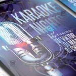 Download Karaoke Nights PSD Flyer Template Now