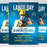 Download Labor Day Weekend Celebration PSD Flyer Template Now