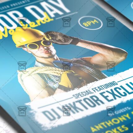 Download Labor Day Weekend Celebration PSD Flyer Template Now