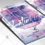 Download Latin Hip Saturdays Flyer - PSD Template-2