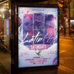 Download Latin Hip Saturdays Flyer - PSD Template-3