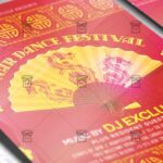 Download Lunar Dance Festival PSD Flyer Template Now