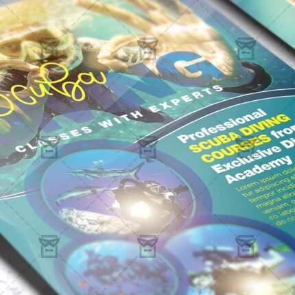 Download Scuba Diving PSD Flyer Template Now