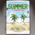 Download Summer Christmas Flyer - PSD Template