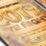 Download 2019 NYE Night PSD Flyer Template Now
