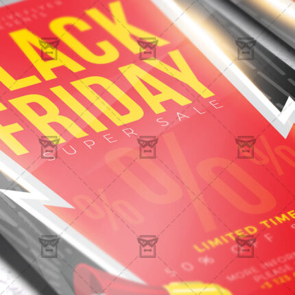 Download Black Friday Super Sale 2019 PSD Flyer Template Now