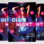 Download Club Night Party PSD Flyer Template Now