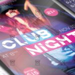 Download Club Night Party PSD Flyer Template Now