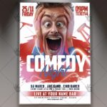 Download Comedy Party Flyer - PSD Template