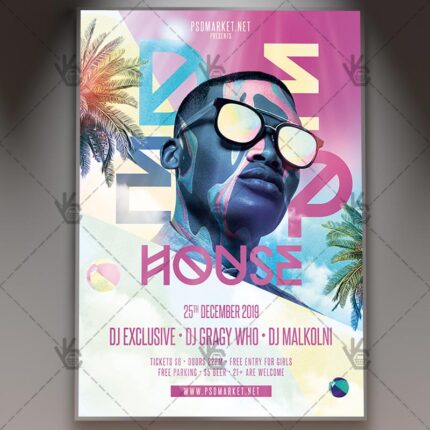 Download Deep House Flyer - PSD Template