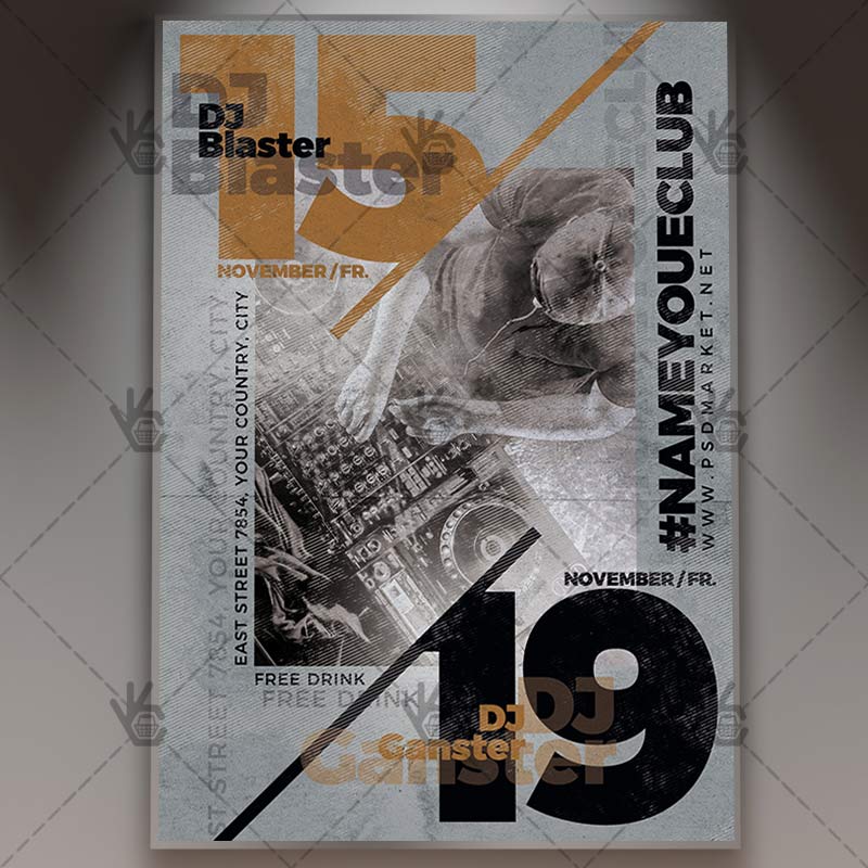dj_flyer_psd_psdmarket_1.jpg Download Dj Flyer - PSD Template