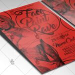 Download Face Paint Rave Flyer - PSD Template-2