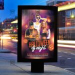Download Halloween Dj Night PSD Flyer Template Now