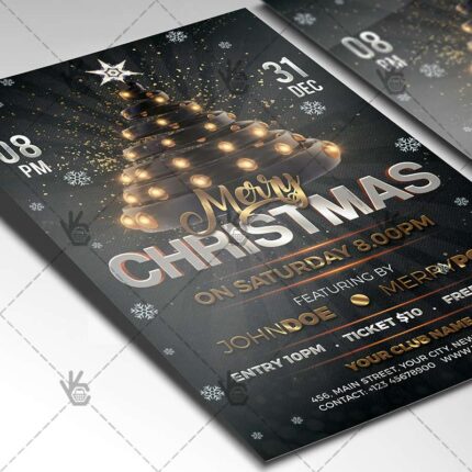 Download Merry Christmas Flyer - PSD Template-2