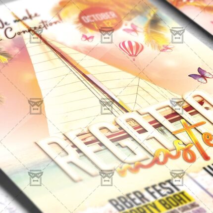 Download Regatta Masters PSD Flyer Template Now