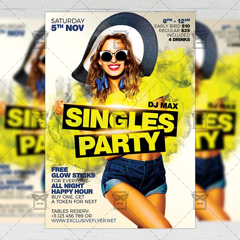 singles_party-premium-flyer-template-1.jpg Download Singles Party PSD Flyer Template Now