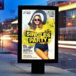 Download Singles Party PSD Flyer Template Now