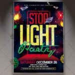Download Stop Light Party Flyer - PSD Template