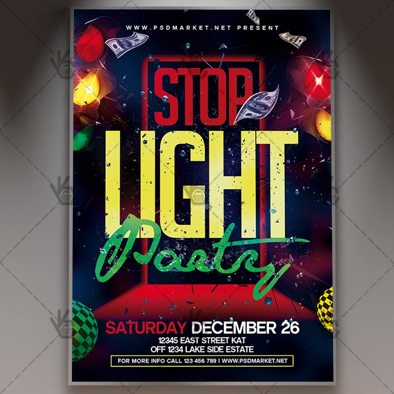 stop_light_party_flyer_psd_psdmarket_1.jpg Download Stop Light Party Flyer - PSD Template
