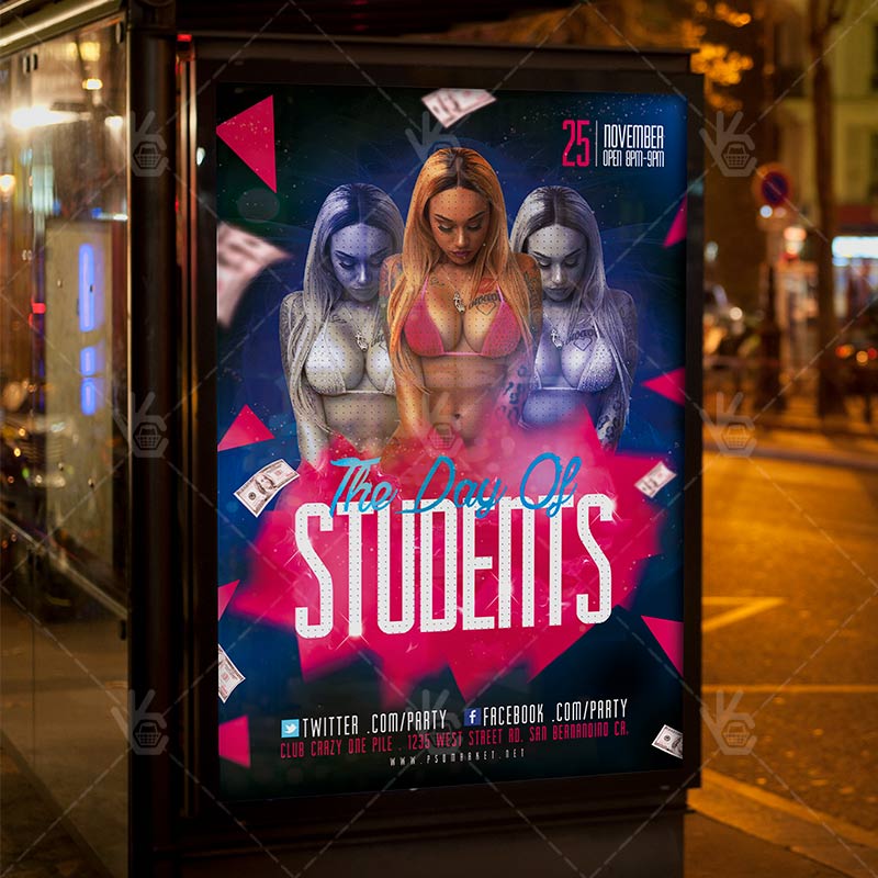 students_day_flyer_psd_psdmarket_3.jpg Download Students Day Flyer - PSD Template-3