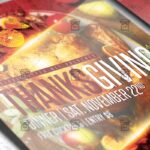 Download Thanksgiving Family Dinner PSD Flyer Template Now