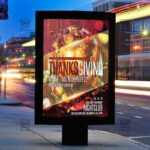 Download Thanksgiving Family Dinner PSD Flyer Template Now