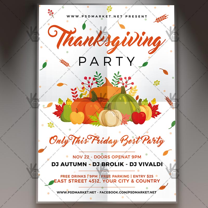 thanksgiving_party_flyer_psd_psdmarket_1.jpg Download Thanksgiving Party Flyer - PSD Template
