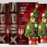 Download Xmas Night 2019 PSD Flyer Template Now