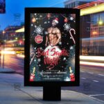 Download Bad Santa Night PSD Flyer Template Now