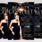 Download Beauty Contest PSD Flyer Template Now