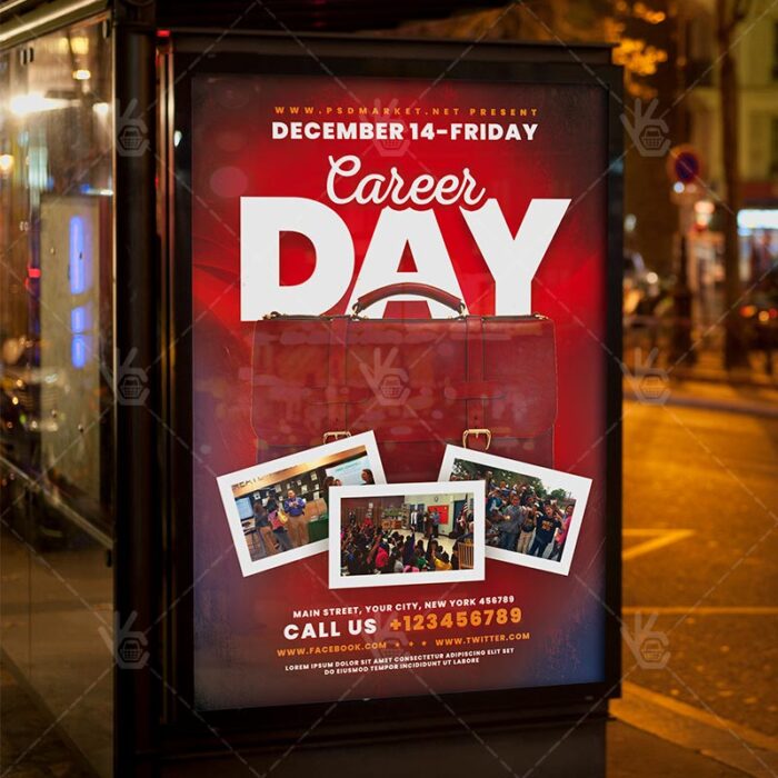 Download Career Day Flyer - PSD Template-3