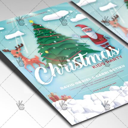 Download Christmas Kids Party Flyer - PSD Template-2