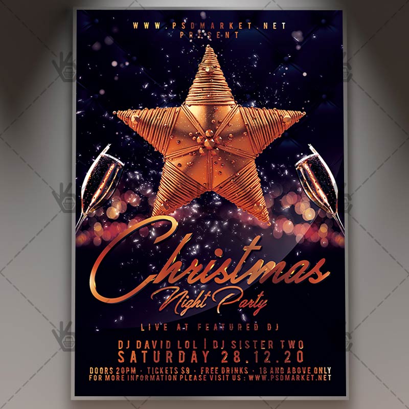 christmas_night_party_flyer_psd_psdmarket_1.jpg Download Christmas Night Party Flyer - PSD Template