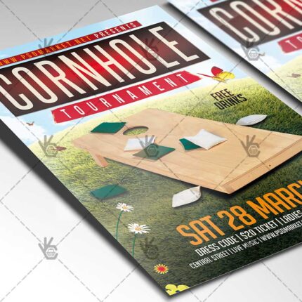 Download Cornhole Event Flyer - PSD Template-2