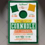Download Cornhole Flyer - PSD Template