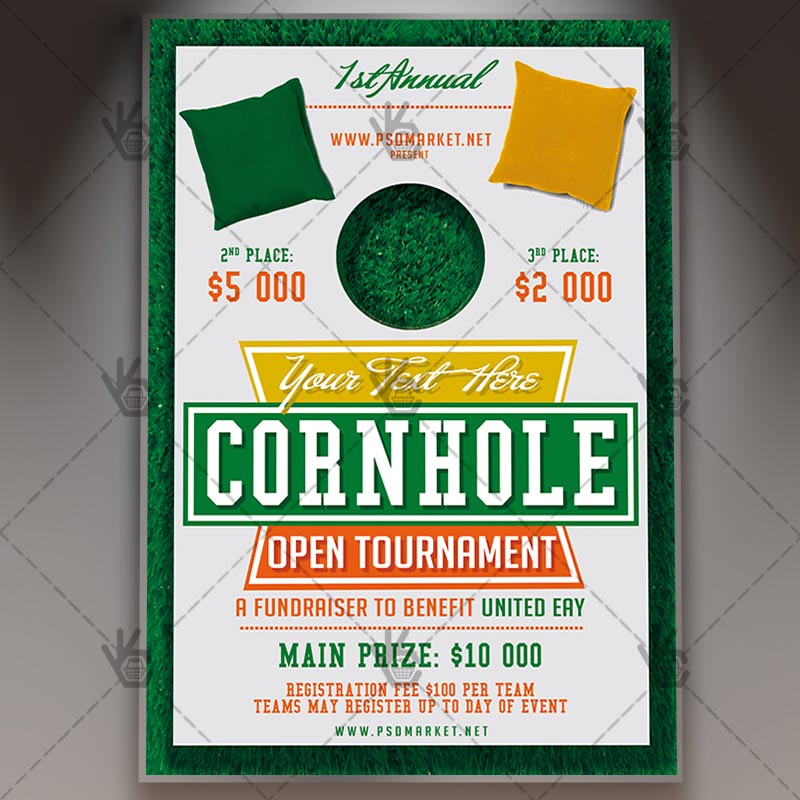 cornhole_flyer_psd_psdmarket_1.jpg Download Cornhole Flyer - PSD Template