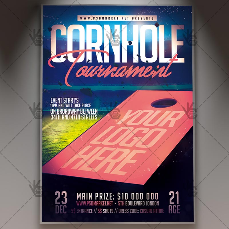 cornhole_tournament_flyer_psd_psdmarket_1.jpg Download Cornhole Tournament Flyer - PSD Template