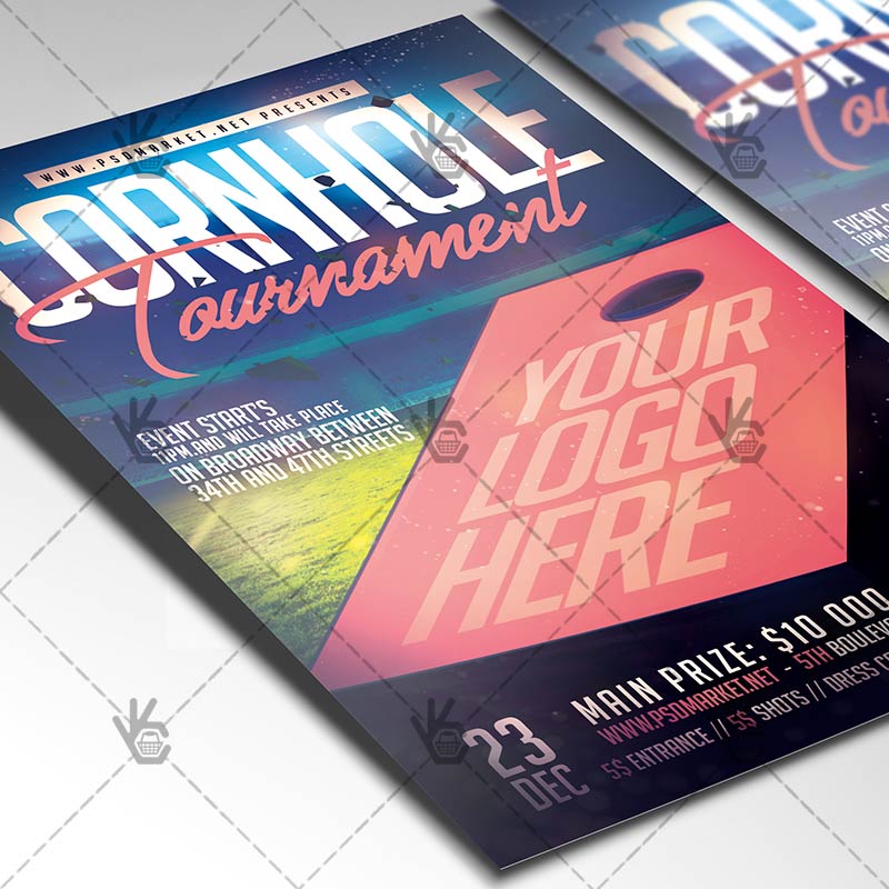 Download Cornhole Tournament Flyer - PSD Template-2
